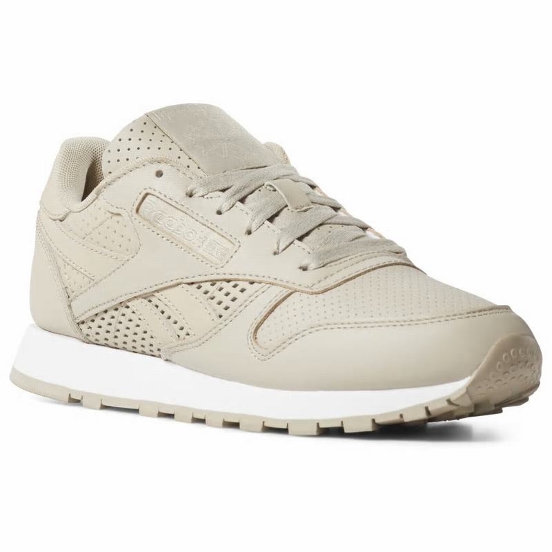 Reebok Classic Leather Tenisky Damske - Béžové DI3750TI